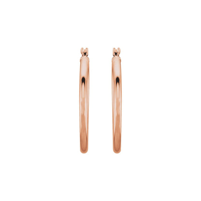 Tube Hoop Earrings 2