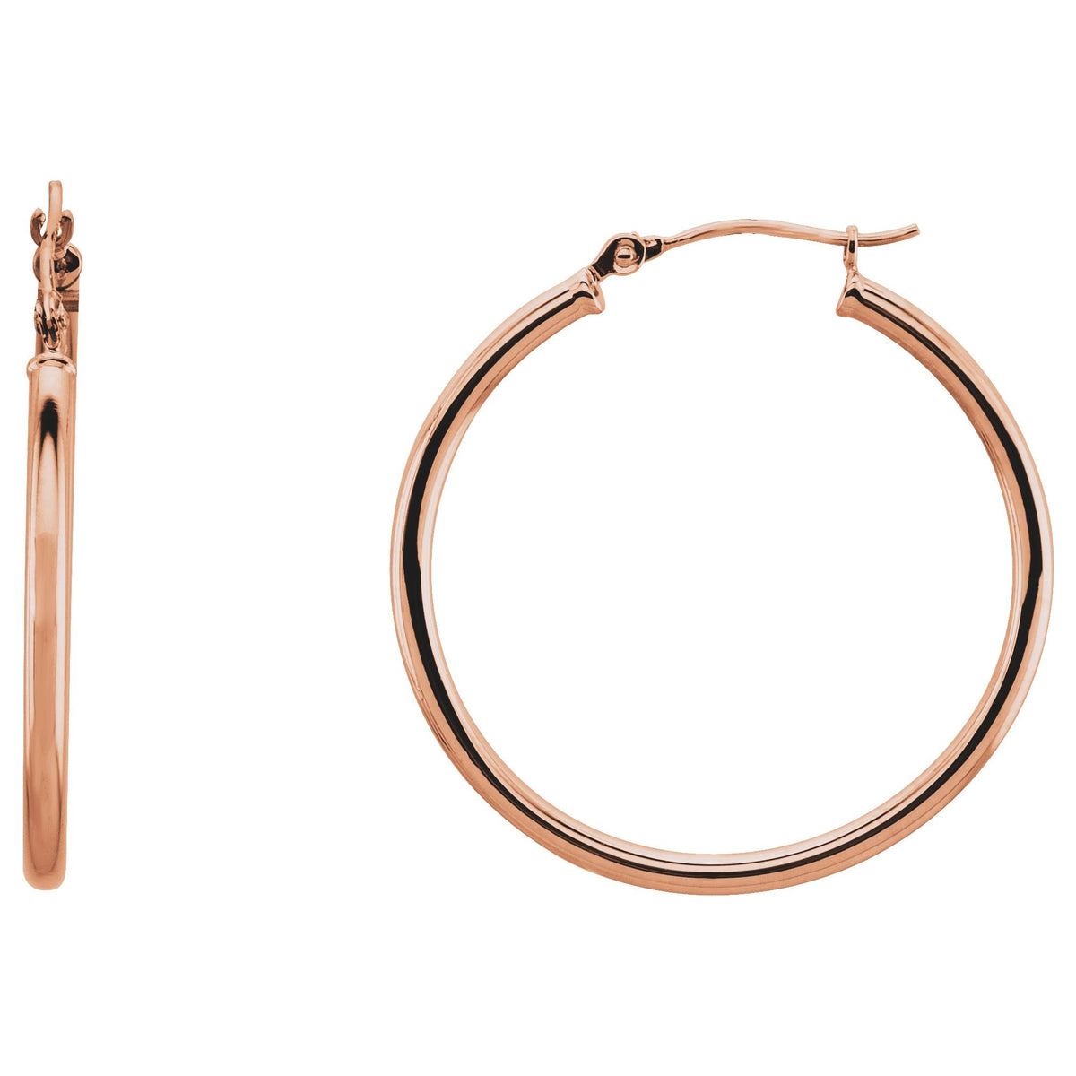 Tube Hoop Earrings 2