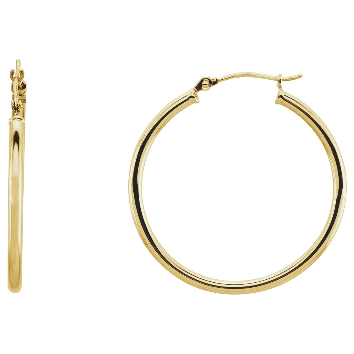 Tube Hoop Earrings 2