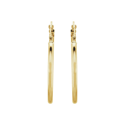 Tube Hoop Earrings 2