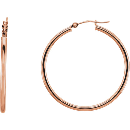 Tube Hoop Earrings 2