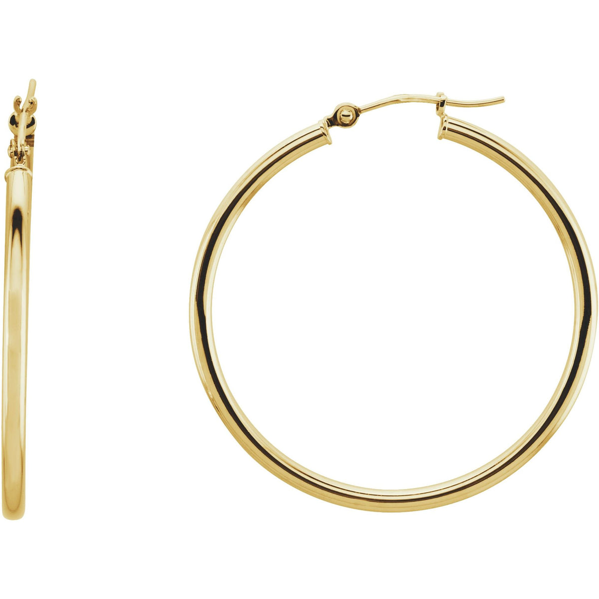 Tube Hoop Earrings 2