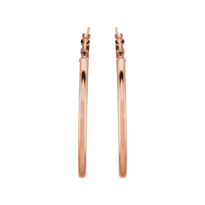 Tube Hoop Earrings 2