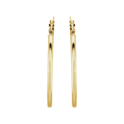 Tube Hoop Earrings 2