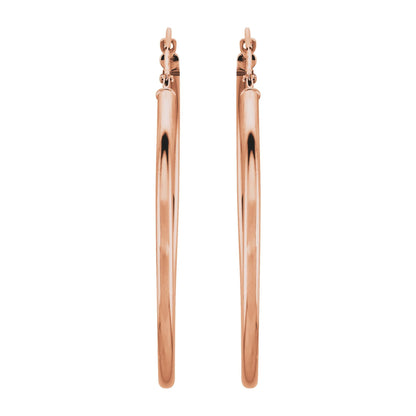Tube Hoop Earrings 2