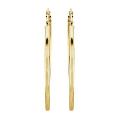 Tube Hoop Earrings 2