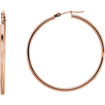 Tube Hoop Earrings 2