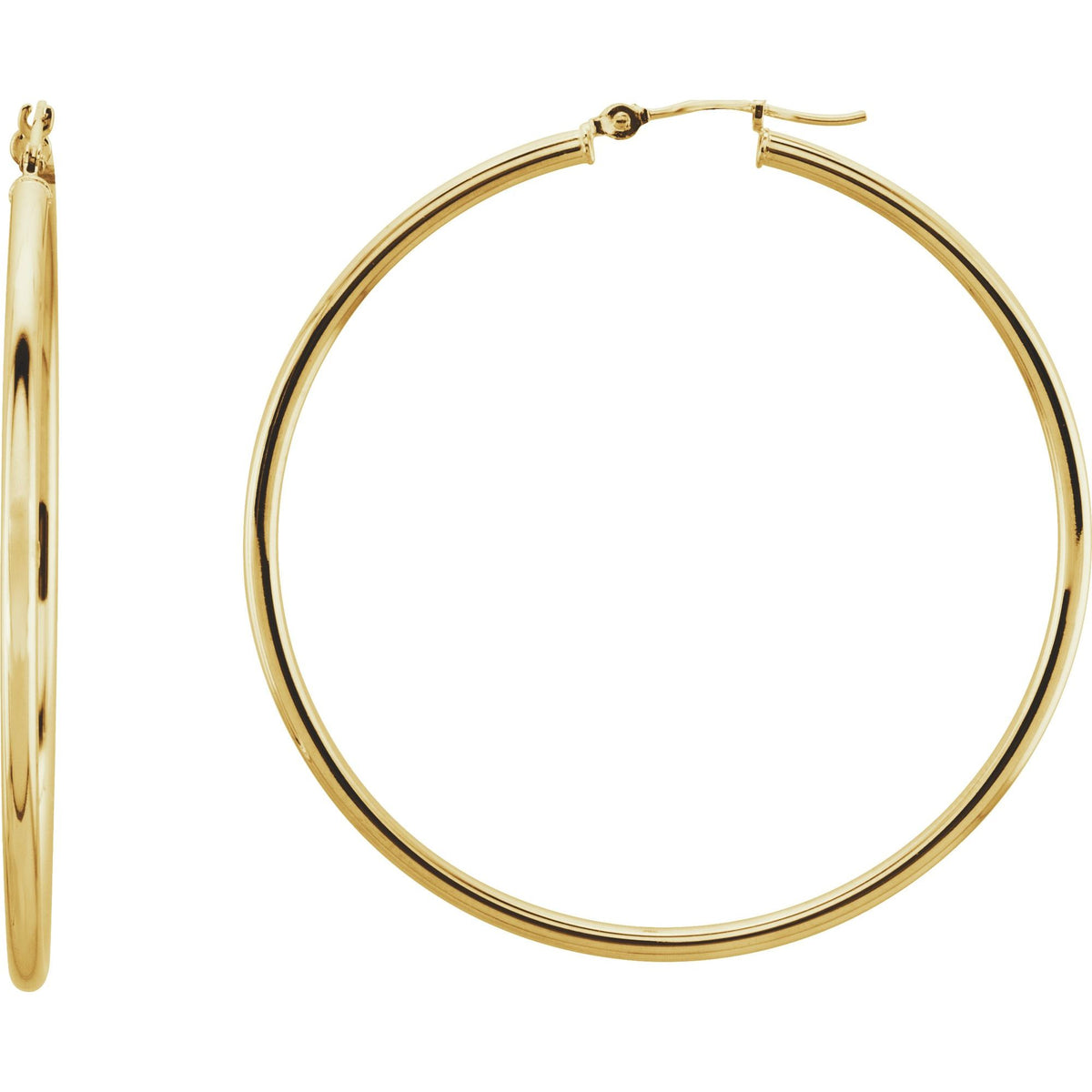 Tube Hoop Earrings 2