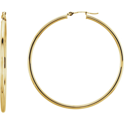 Tube Hoop Earrings 2
