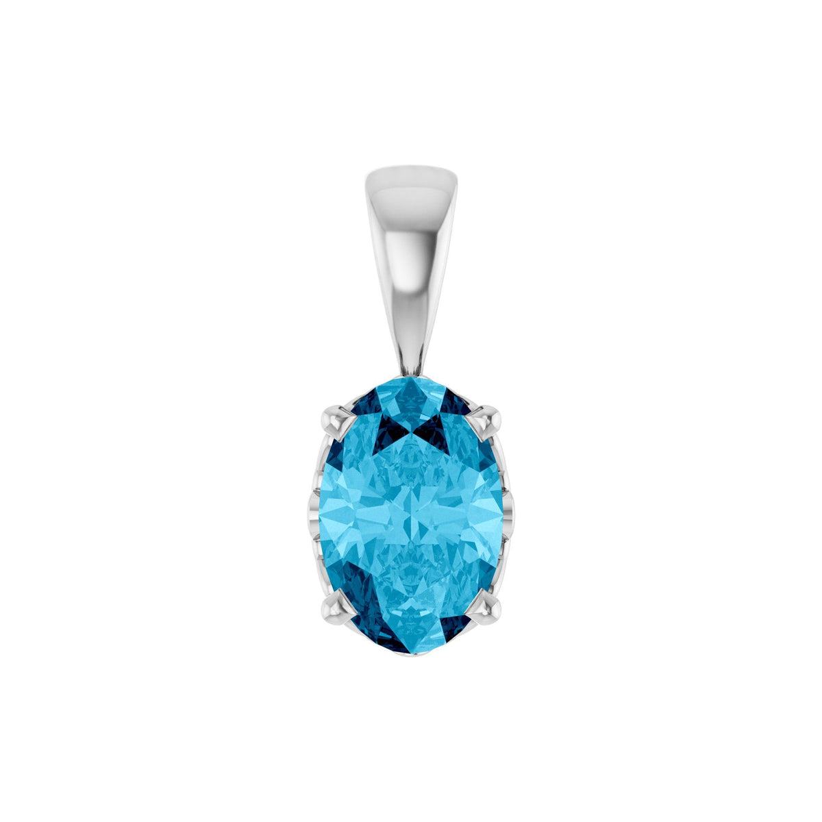 Natural Aquamarine Pendant