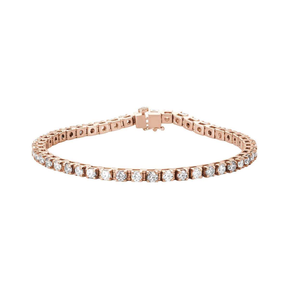 4 3/4 CTW Natural Diamond Line 7" Bracelet