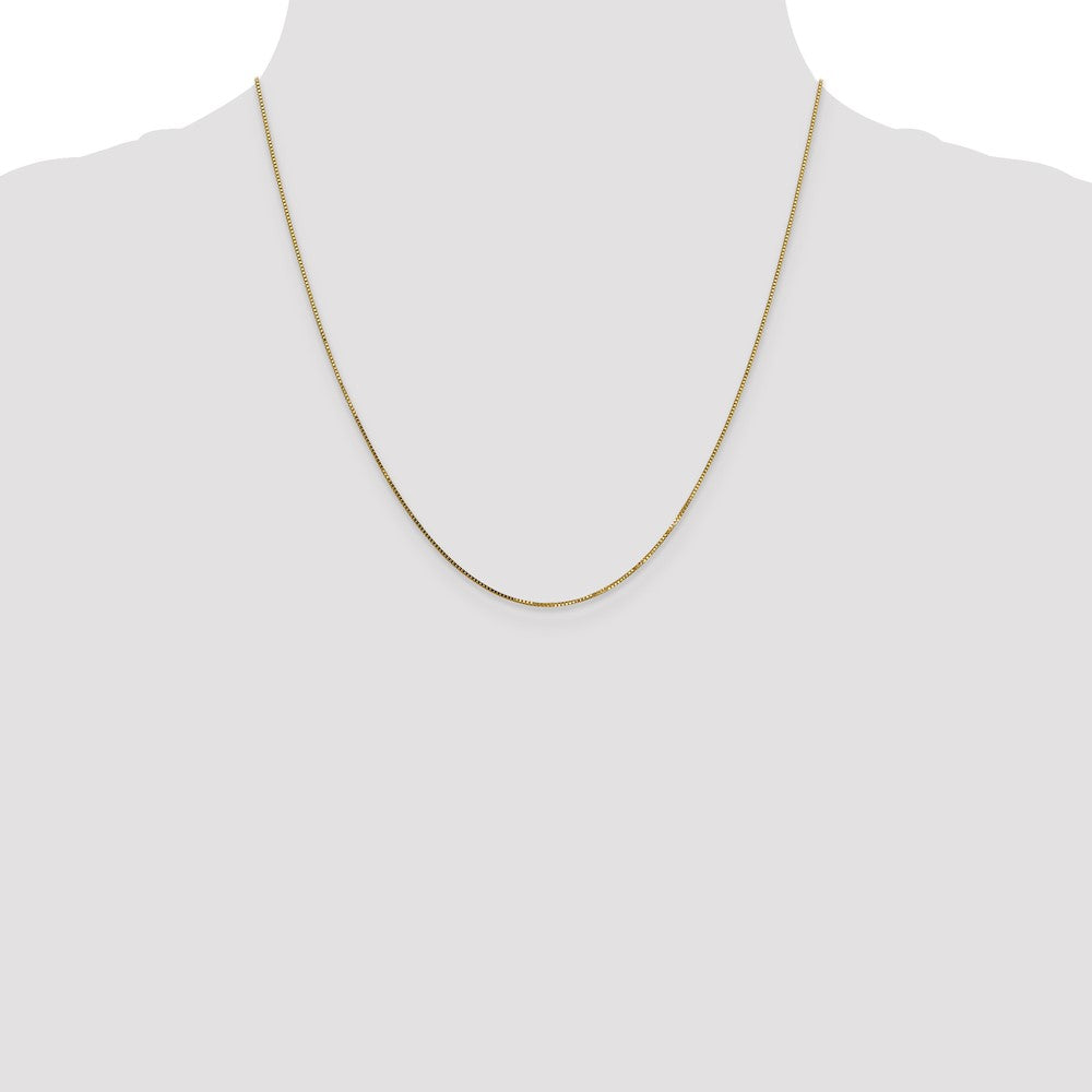 .8mm Box with Spring Ring Clasp Chain - Yellow Gold