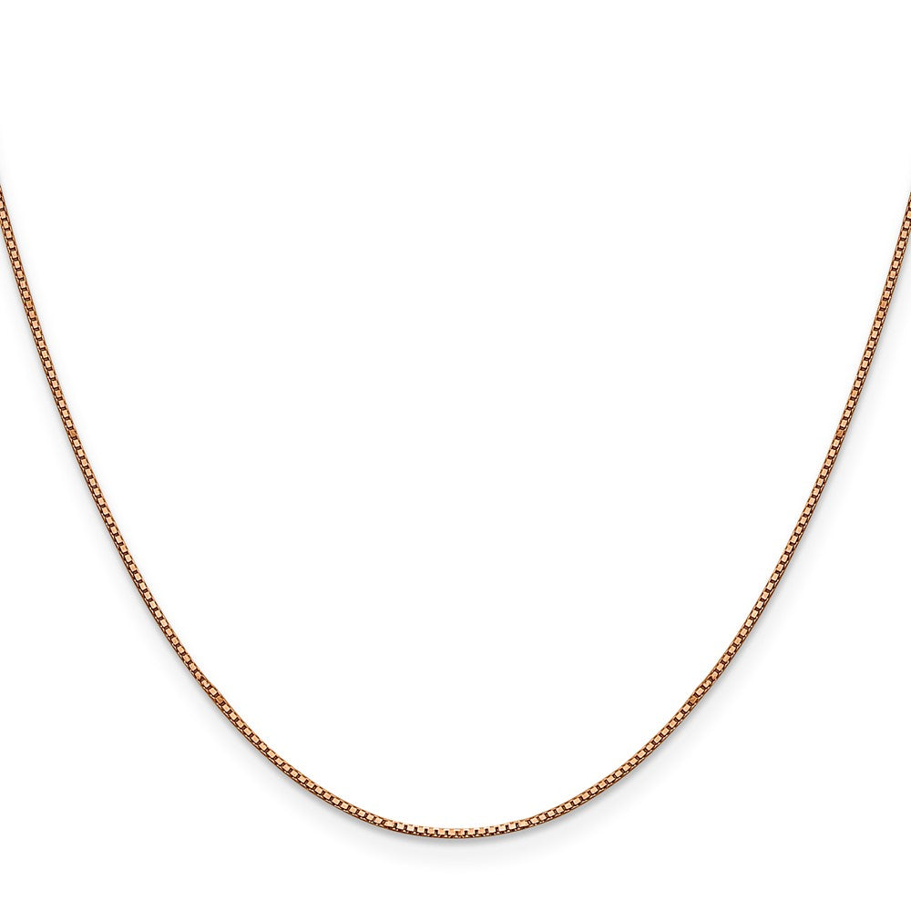 .8mm Box with Lobster Clasp Chain - Rose Gold