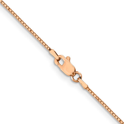 .8mm Box with Lobster Clasp Chain - Rose Gold