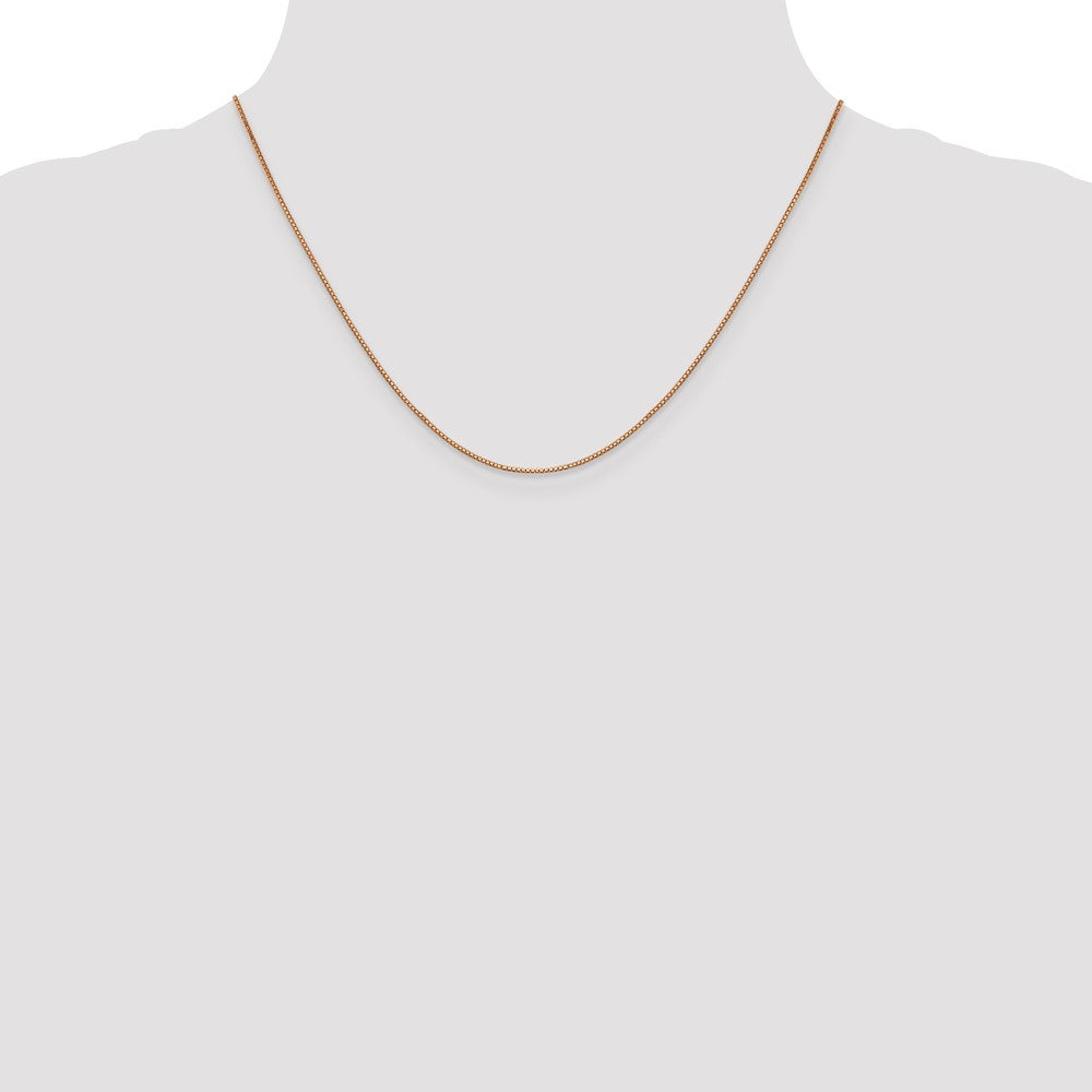 .8mm Box with Lobster Clasp Chain - Rose Gold