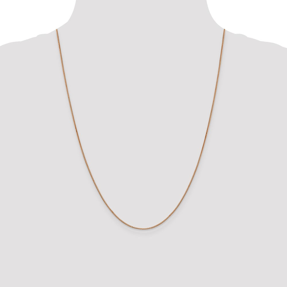 .8mm Box with Lobster Clasp Chain - Rose Gold