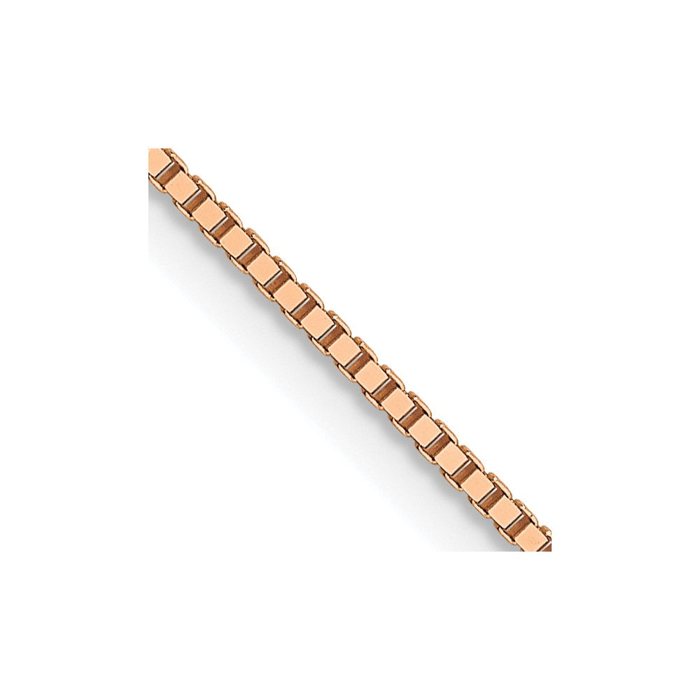 .8mm Box with Lobster Clasp Chain - Rose Gold