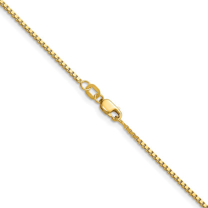 1.2mm Box Chain - Yellow Gold