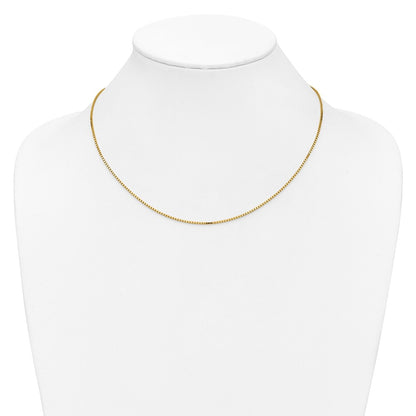 1.2mm Box Chain - Yellow Gold