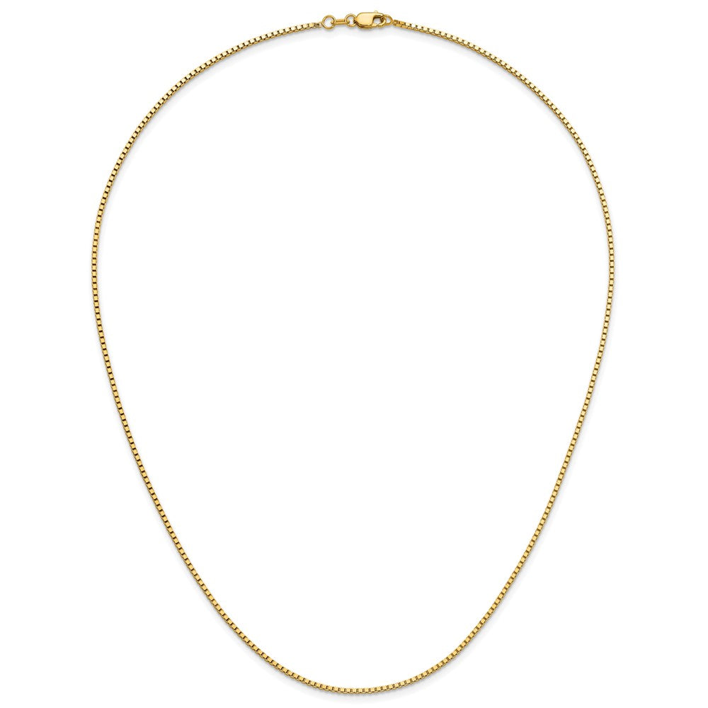 1.2mm Box Chain - Yellow Gold