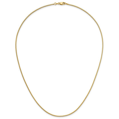 1.2mm Box Chain - Yellow Gold