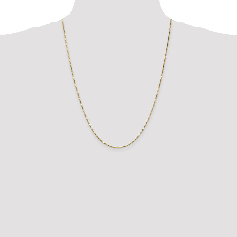 1.2mm Box Chain - Yellow Gold