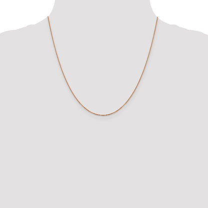 1.1mm Flat Cable Chain - Rose Gold