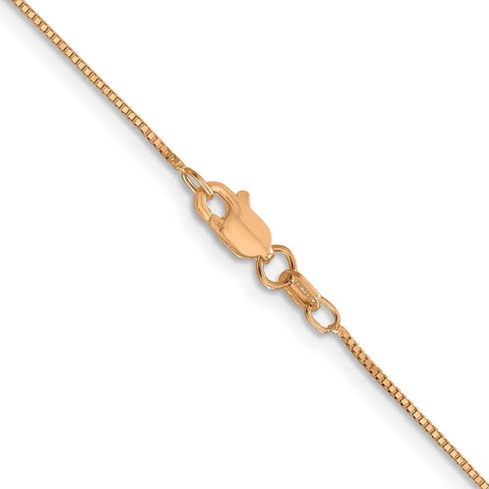 .7mm Box with Lobster Clasp Chain - Rose Gold