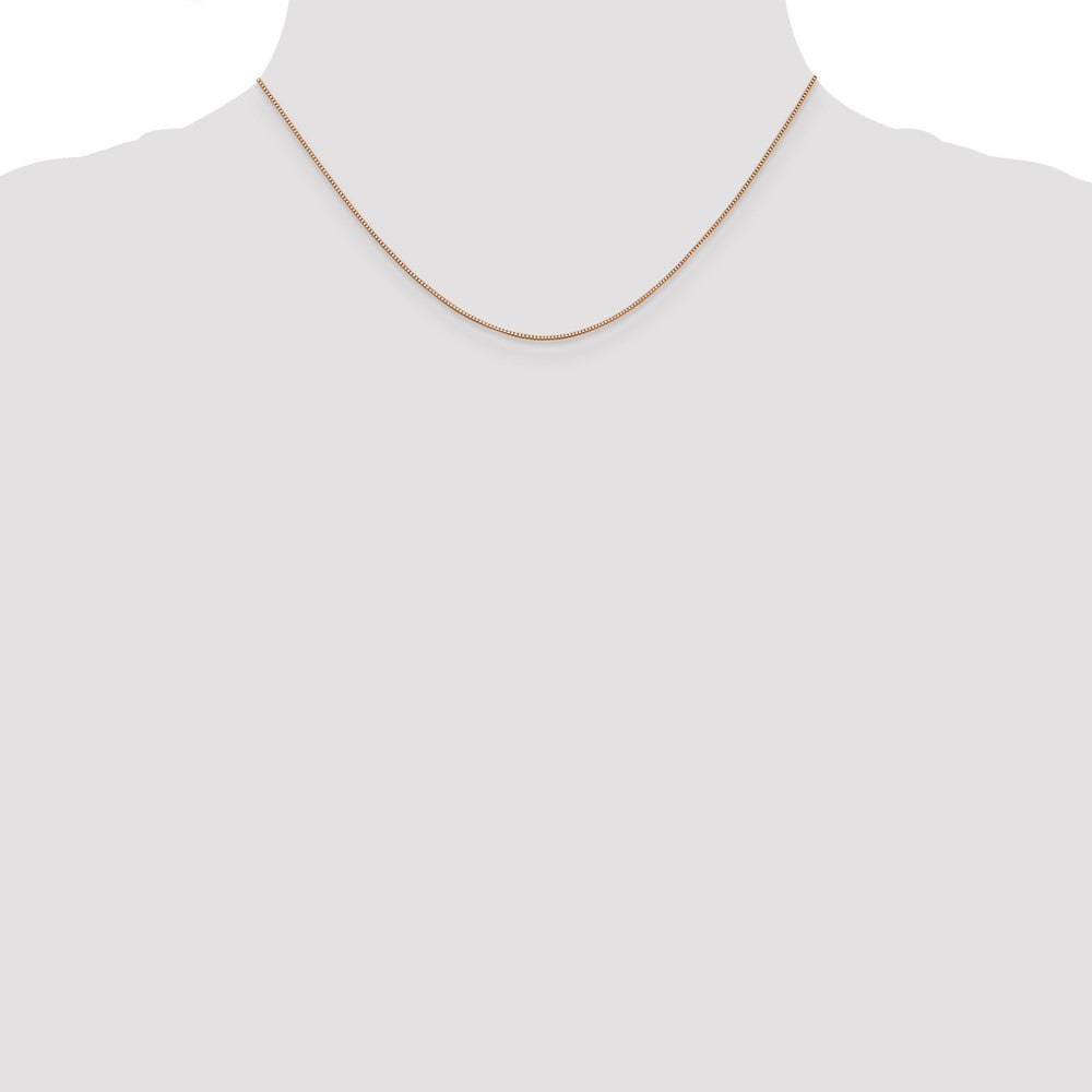 .7mm Box with Lobster Clasp Chain - Rose Gold