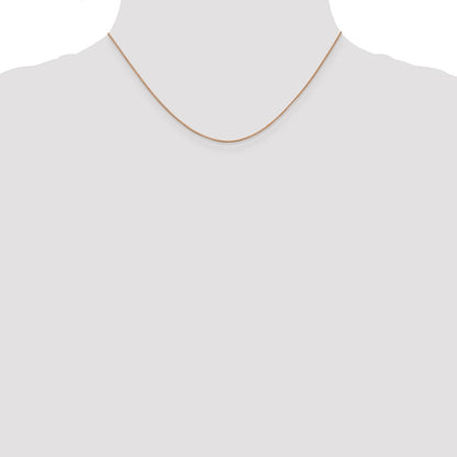 .7mm Box with Lobster Clasp Chain - Rose Gold
