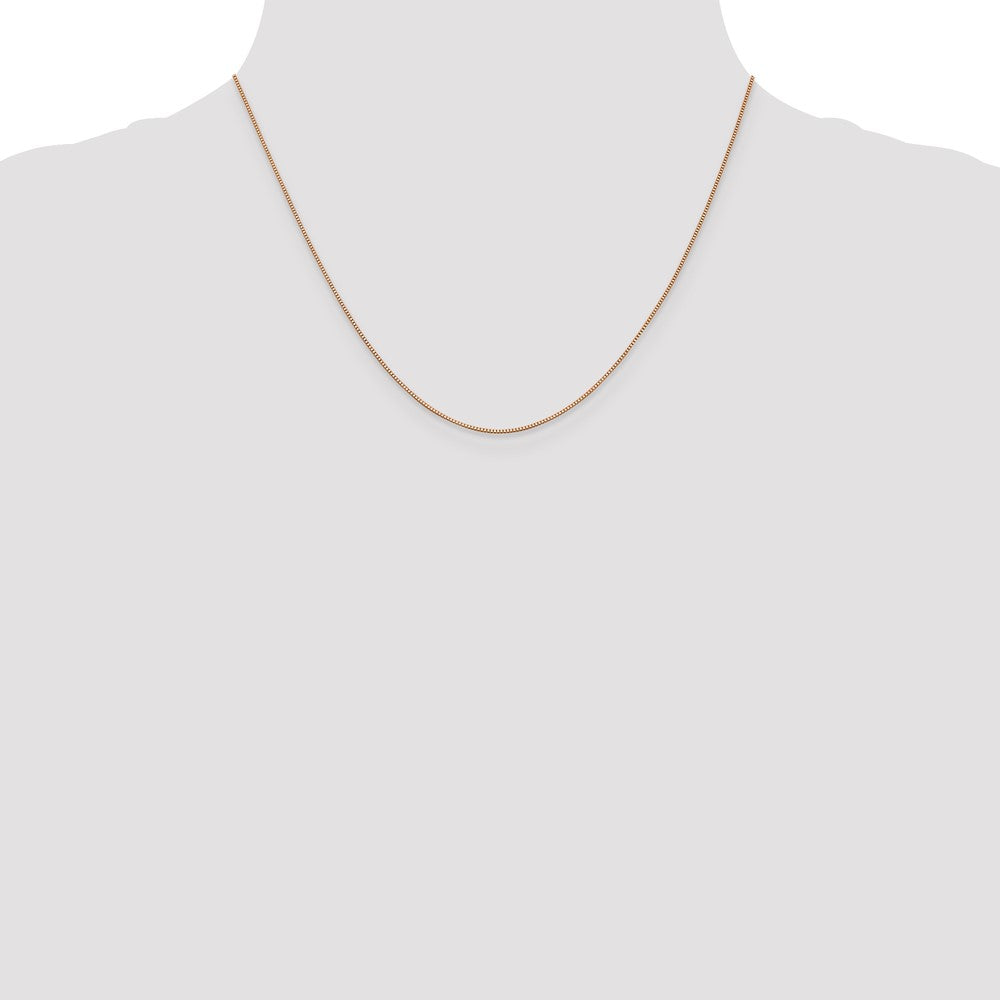.7mm Box with Lobster Clasp Chain - Rose Gold