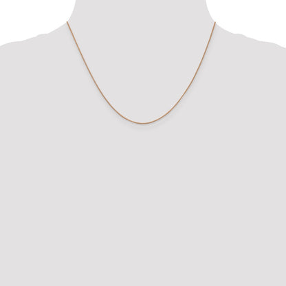 .7mm Box with Lobster Clasp Chain - Rose Gold
