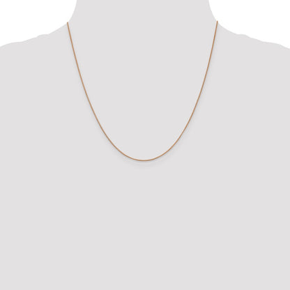 .7mm Box with Lobster Clasp Chain - Rose Gold