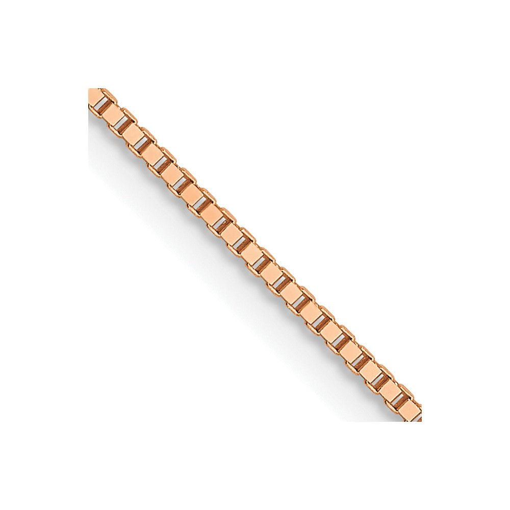 .7mm Box with Lobster Clasp Chain - Rose Gold