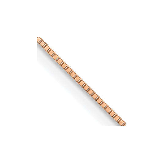 .5mm Baby Box with Lobster Clasp Chain - Rose Gold