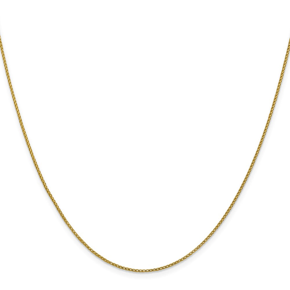 1mm D/C Open Franco Chain - Yellow Gold