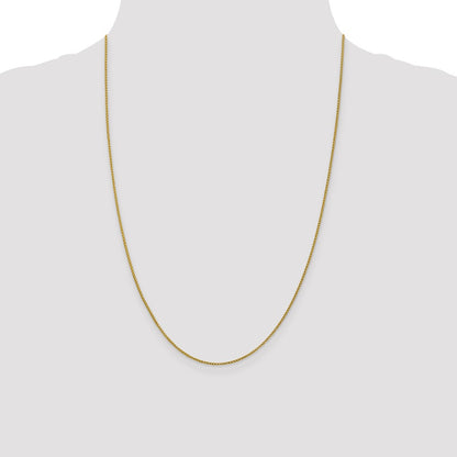 1mm D/C Open Franco Chain - Yellow Gold