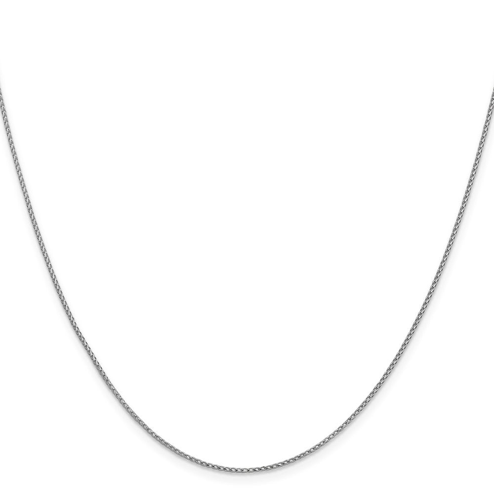 1mm D/C Open Franco Chain - White Gold