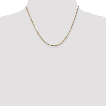 1.1mm Franco Chain - Yellow Gold