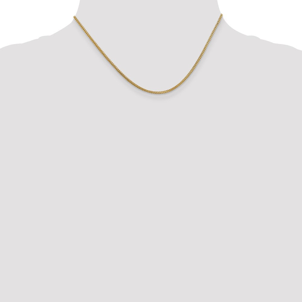 1.25mm Franco Chain - Yellow Gold