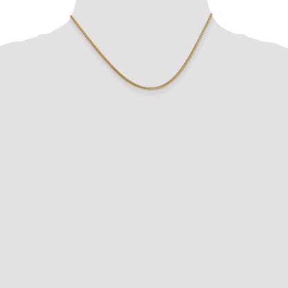 1.25mm Franco Chain - Yellow Gold