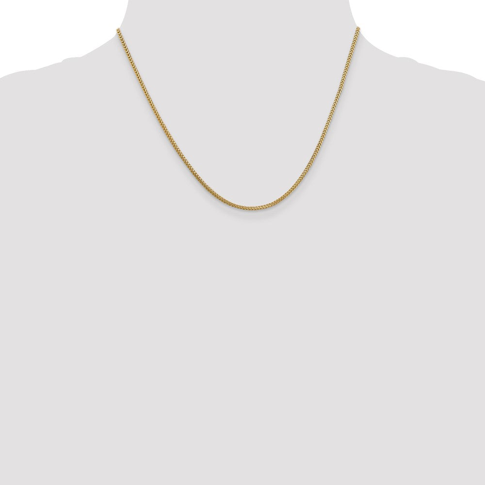 1.25mm Franco Chain - Yellow Gold