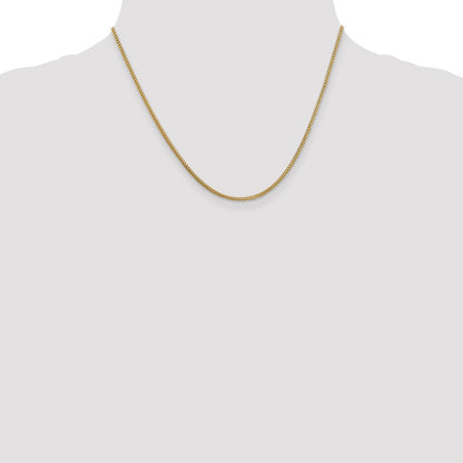 1.25mm Franco Chain - Yellow Gold