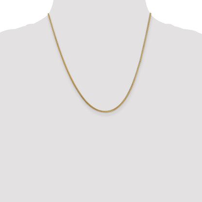 1.25mm Franco Chain - Yellow Gold