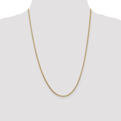 1.25mm Franco Chain - Yellow Gold