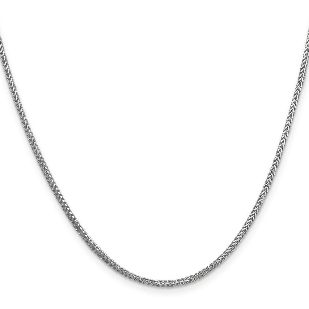1.25mm Franco Chain - White Gold