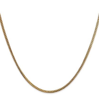 1.5mm Franco Chain - Yellow Gold