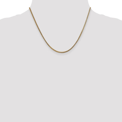 1.5mm Franco Chain - Yellow Gold