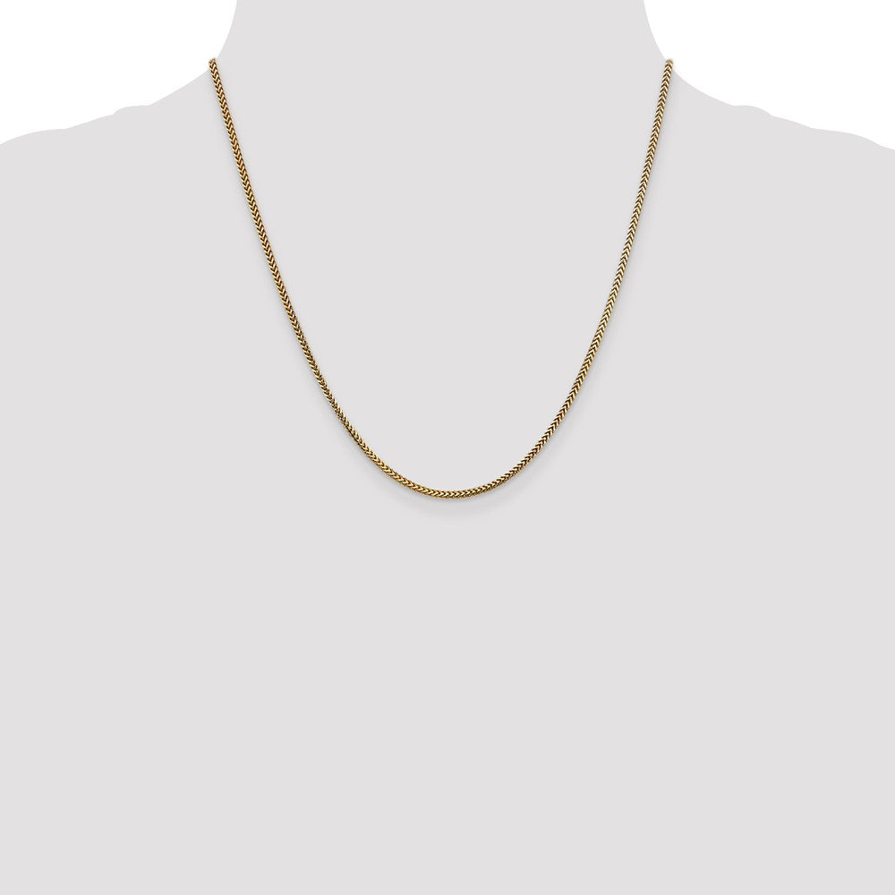 1.5mm Franco Chain - Yellow Gold