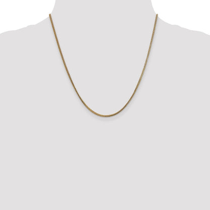 1.5mm Franco Chain - Yellow Gold